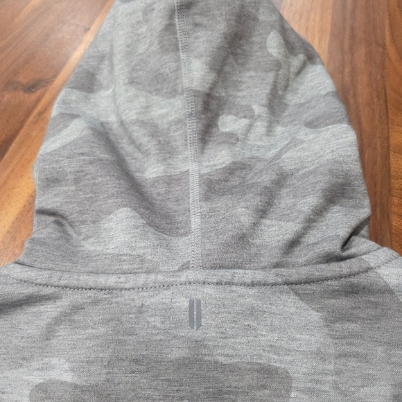 NOBULL Camouflage Hoodie Pockets Lined Hood Size Large - Picture 5 of 7